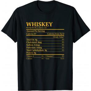 Whiskey Facts Thanksgiving Gift Drinking Costume T-Shirt