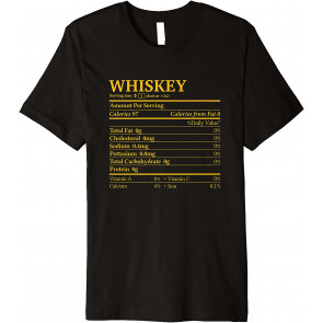 Whiskey Facts Thanksgiving Gift Drinking Costume T-Shirt