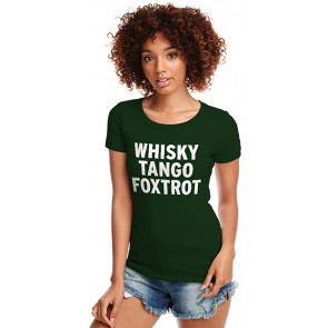 Whisky Tango Foxtrot Womens T-Shirt
