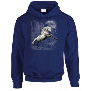White Horse Wilderness - America Patriot Freedom - T-Shirt