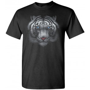 White Tiger Majestic Beauty - Big Cat Lion Asia - T-Shirt