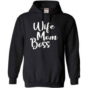 Wife Mom Boss Mom Life Mother's Day Sweat T-Shirt