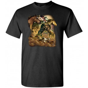 Wild Horses - Southwestern America USA - T-Shirt