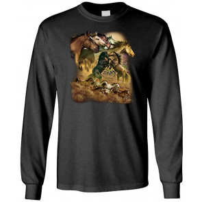 Wild Horses - Southwestern America USA - T-Shirt