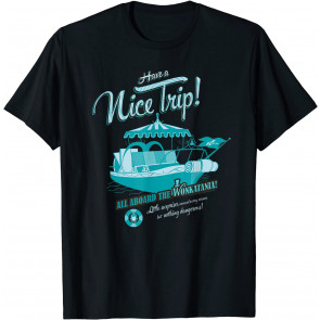 Willy And The Chocolate Factory Aboard The Wonkatania T-Shirt