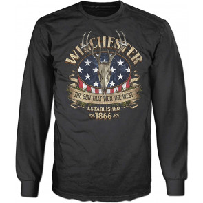 Winchester Official Cotton Southern Rebel Skull (XL,) T-Shirt