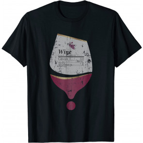Wine Nutrition Facts Thanksgiving Gift Drinking Costume T-Shirt