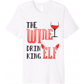 Winelover The Wine Drinking Elf T-Shirt