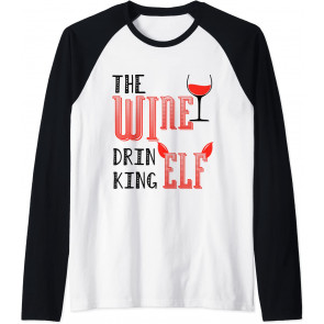 Winelover The Wine Drinking Elf T-Shirt