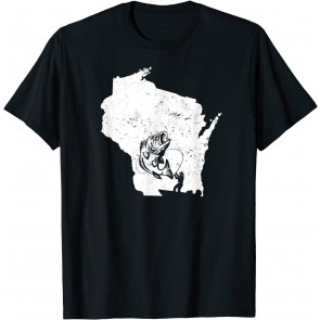 Wisconsin Fishing T T-Shirt