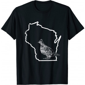 Wisconsin Ruffed Grouse Bird T-Shirt
