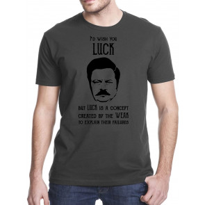 Wish You Luck Ron Swanson T-Shirt