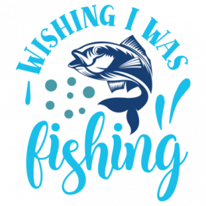 Wishing I Was Fishing 01 T-Shirt