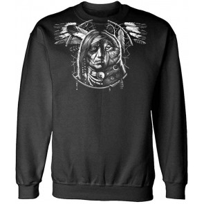 Wolf Dream Spirit - Native Wolves - Fleece Sweat T-Shirt