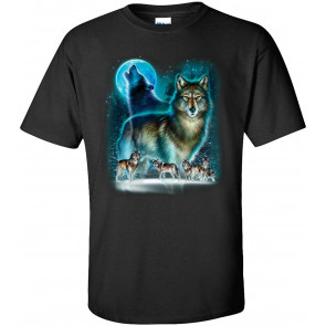 Wolf Moon Silhouette T-Shirt