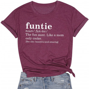 Women Funtie Definition Aunt T-Shirt