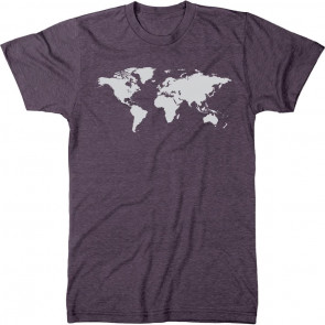 World Map Men's Tri-Blend T-Shirt