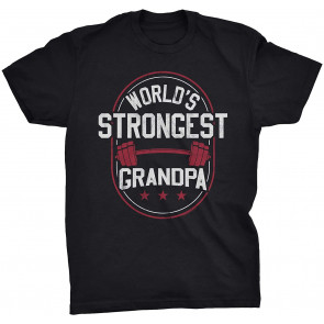 World's Strongest Grandpa - Fathers Day T-Shirt