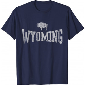 Wyoming Flag Retro T-Shirt