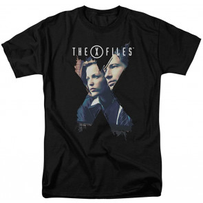 X-Files Sci-Fi Thriller TV Series Mulder & Scully X Agents T-Shirt