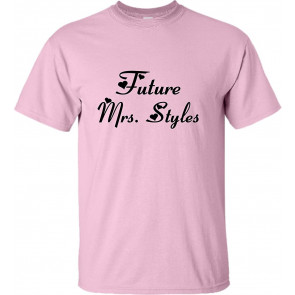 X-Large Pink Future Mrs. Styles T-Shirt