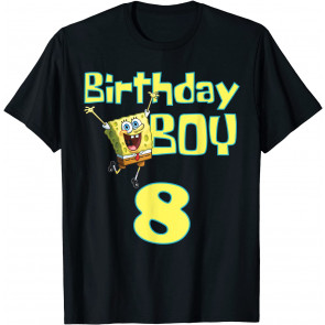 X SpongeBob SquarePants - SpongeBob SquarePants Birthday Boy 8 T-Shirt