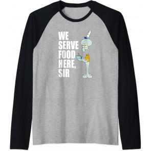 X SpongeBob SquarePants - Squidward - We Serve Food Here, Sir T-Shirt
