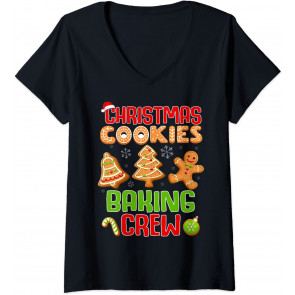 Xmas Team Cookie Baking Crew Gingerbread Christmas Santa T-Shirt