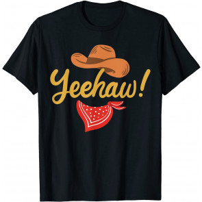Yeehaw Cowboy Cowgirl Western Country Rodeo T-Shirt