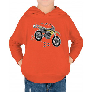 Yellow Fast Dirt Bike Humor Toddler  Fleece T-Shirt
