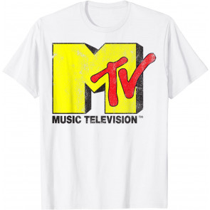 Yellow M Red TV Logo Music Television T-Shirt