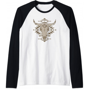 Yellowstone Artsy Cattle Skull T-Shirt