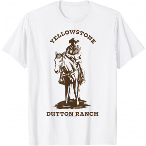Yellowstone Brown Cowboy Dutton Ranch T-Shirt