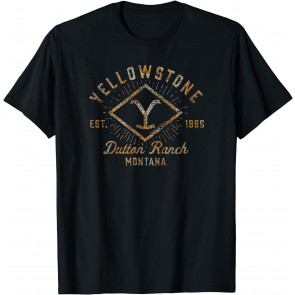 Yellowstone Sunburst Logo Dutton Ranch T-Shirt
