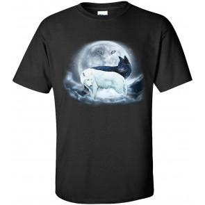 Yin Yang Wolves T-Shirt