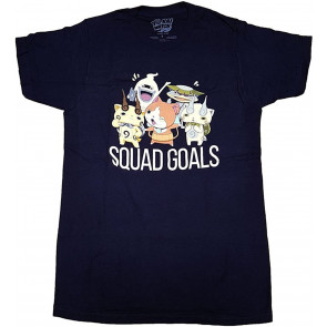 Yo-Kai Watch Squad Goals Men Navy T-Shirt