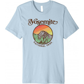Yosemite National Park Vintage Style Retro 80s Graphic T-Shirt