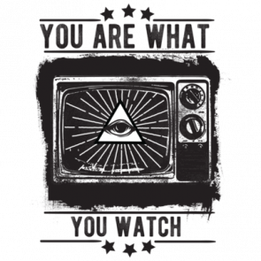 You Are What You Watch Illuminati Anti Tv Tshirt