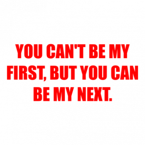 You Cant Be My First But You Can Be My Next Shirt