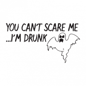 You Cant Scare Me Im Drunk Halloween Tshirt