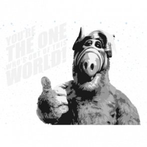 Youre The One Whos Out Of This World Alf Tshirt  80s Tshirt