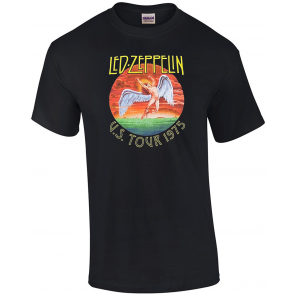 Led Zeppelin USA 1975 Concert Tour T-Shirt